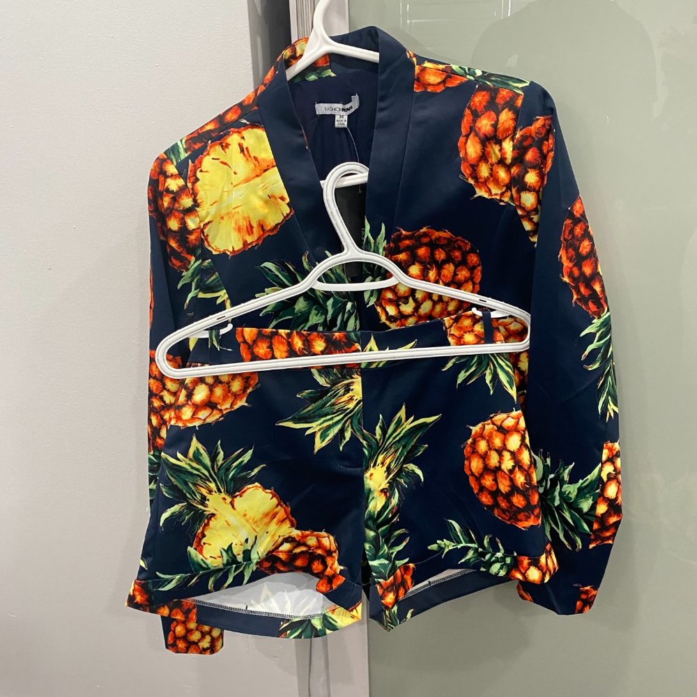 Fashion Nova - Sweet and Sour Shorts and Blazer - Picture 4 of 5